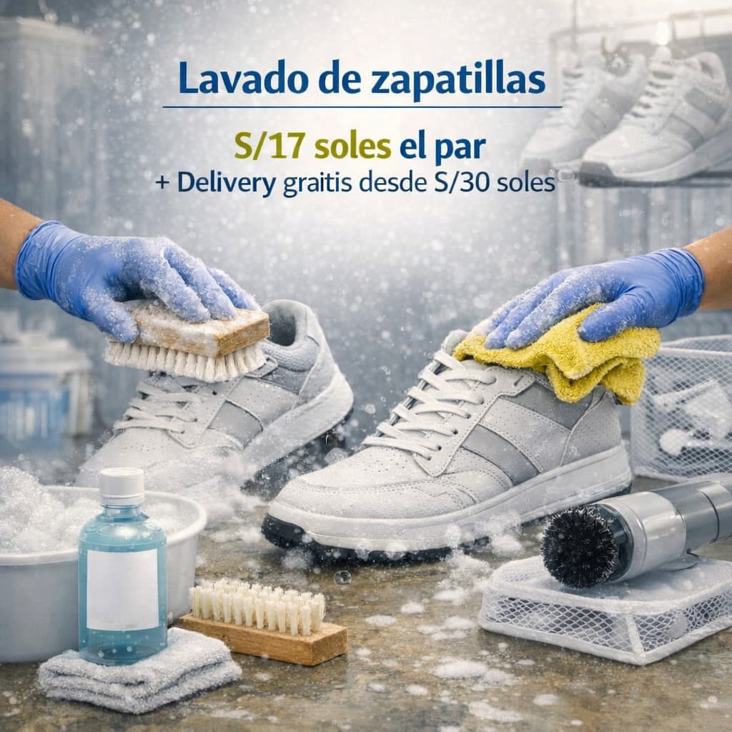 Lavado de zapatillas