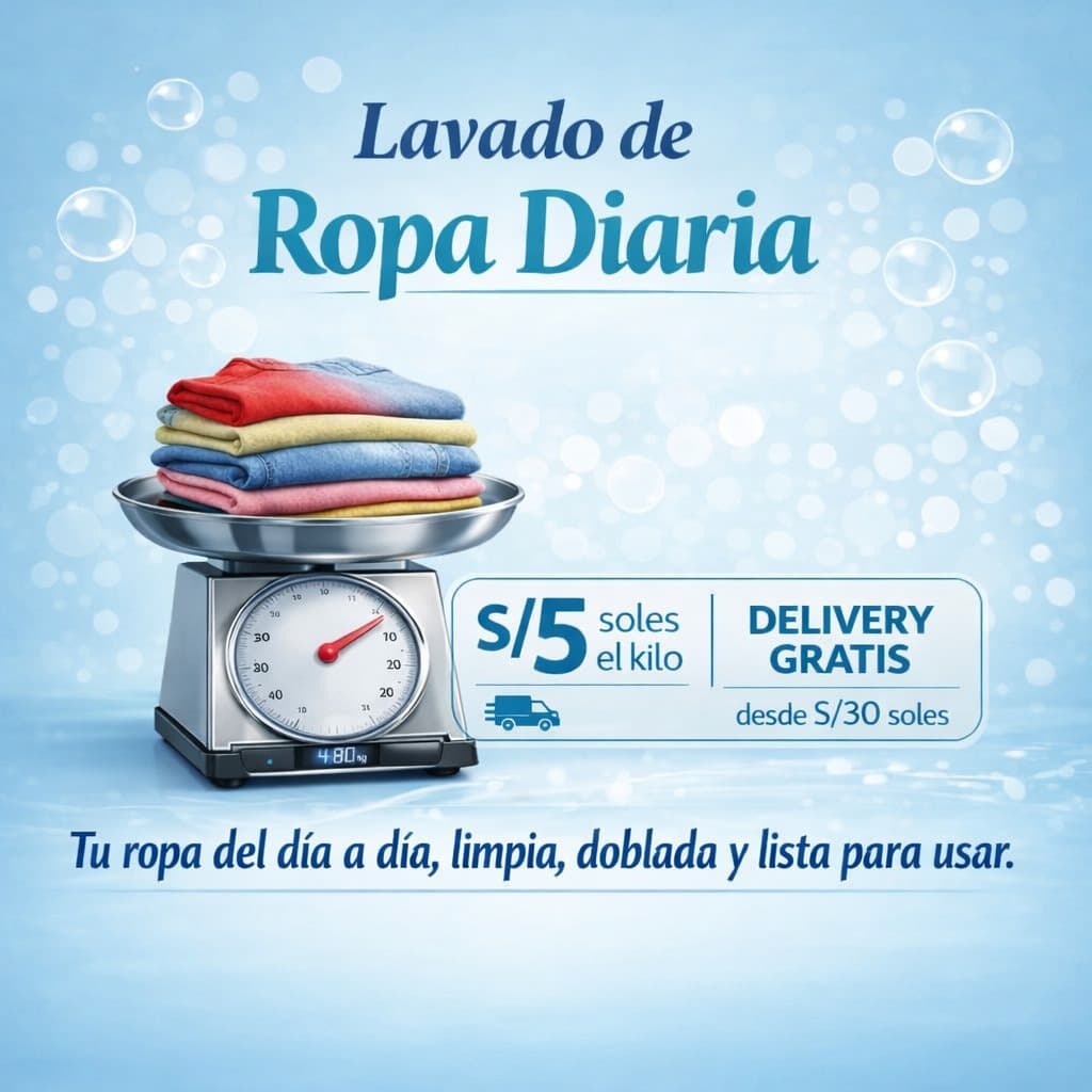 Lavado de ropa diaria